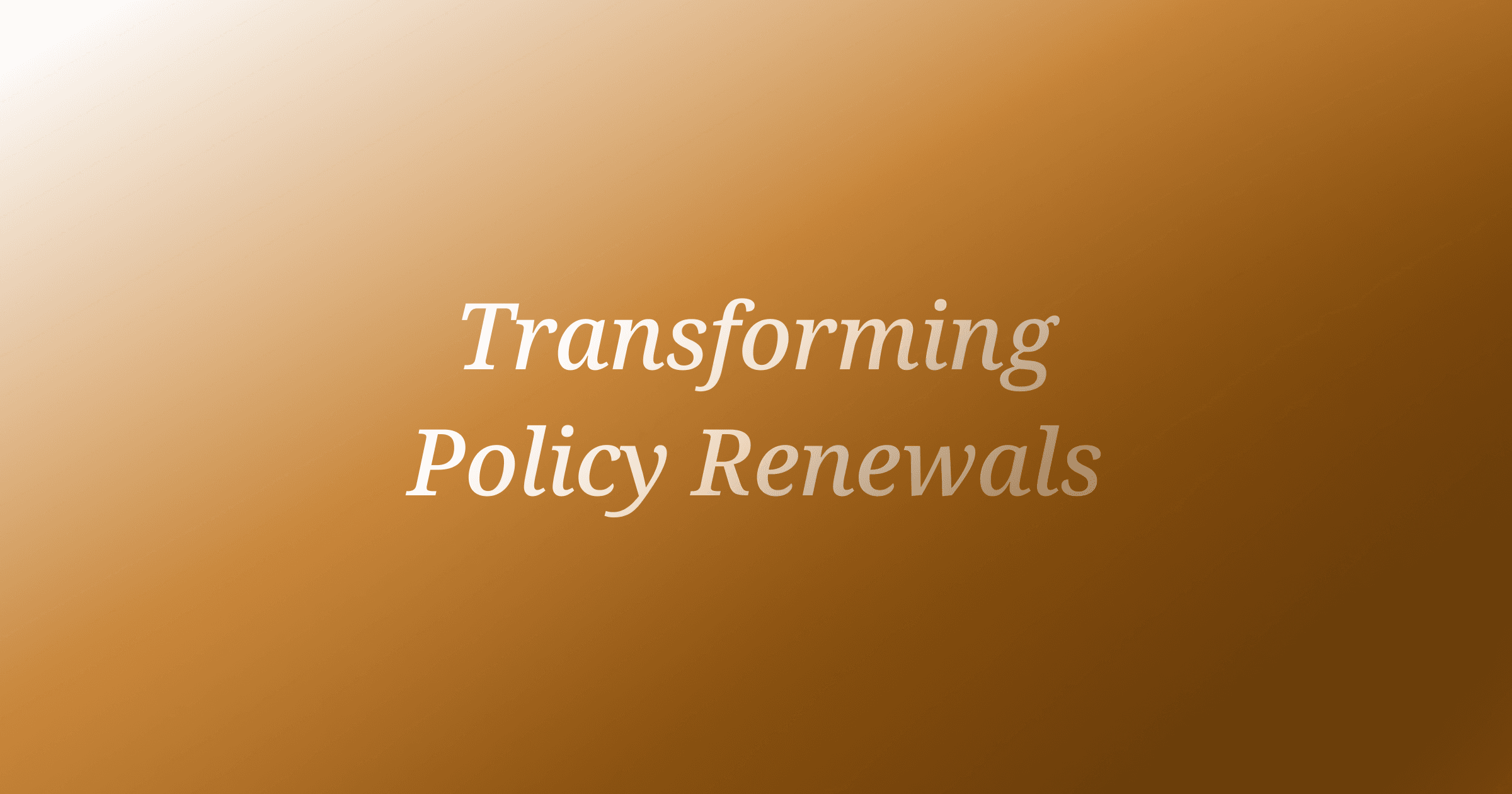 Policy Renewal and Persistency: How AI Agents Are Changing the Customer Lifecycle